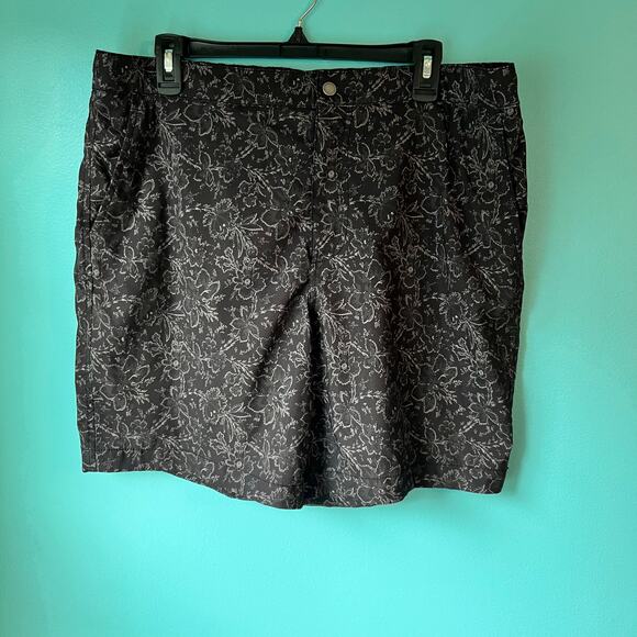 Abercrombie & Fitch Floral Swim Trunk Black Size XL Fully Lined 1 zip back NEW - Picture 6 of 7
